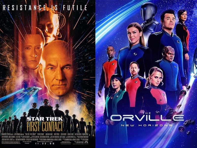 Star Trek and The Orville Posters